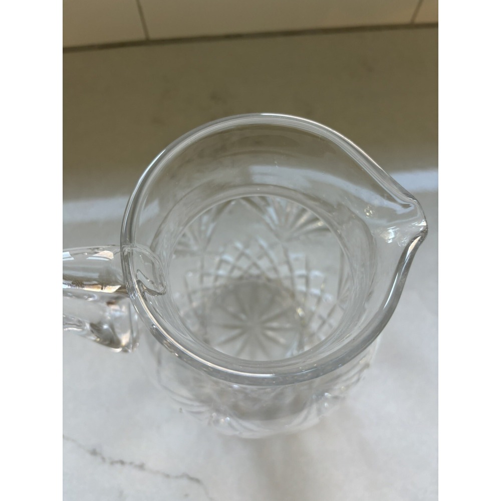 Vintage Godinger 2 Quart Pineapple Jug Pitcher - Diamond & Fan, Brilliant Cut - Picture 4 of 6